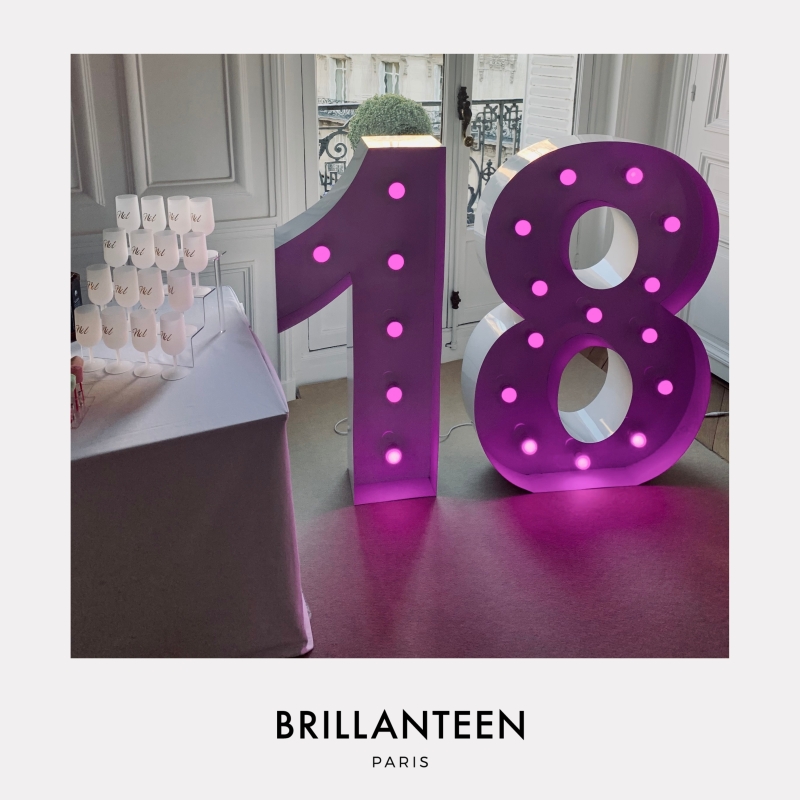 Chiffres et Lettres Lumineuses